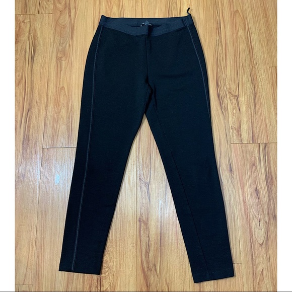 Eileen Fisher Slim Cotton Stretch Pull On Pants - Picture 2 of 12